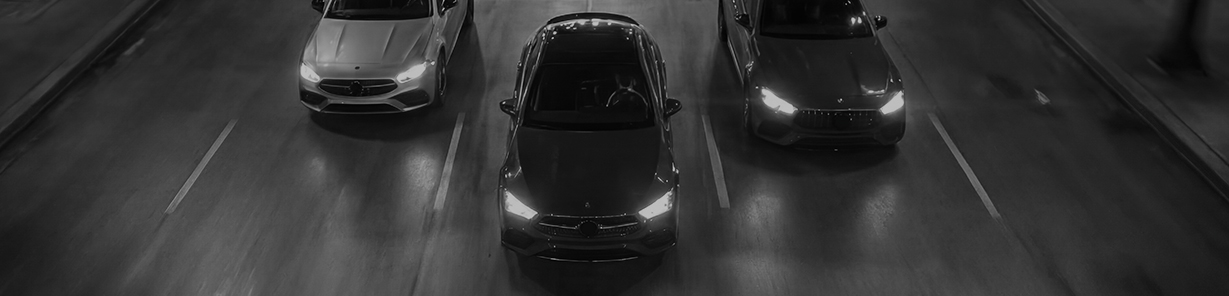 Three cars cinematic